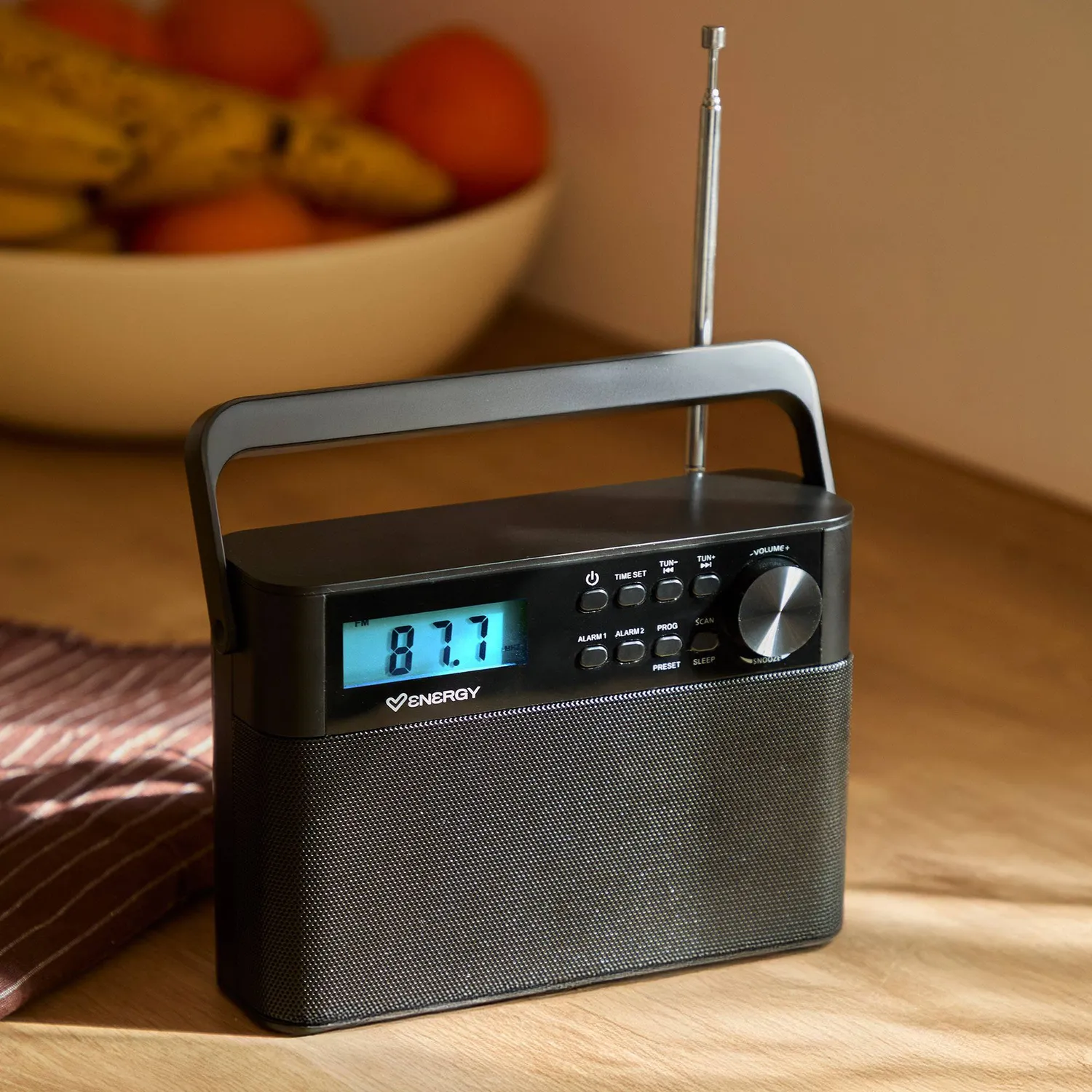 Energy Sistem Kitchen Radio FM Dark 1 W piles