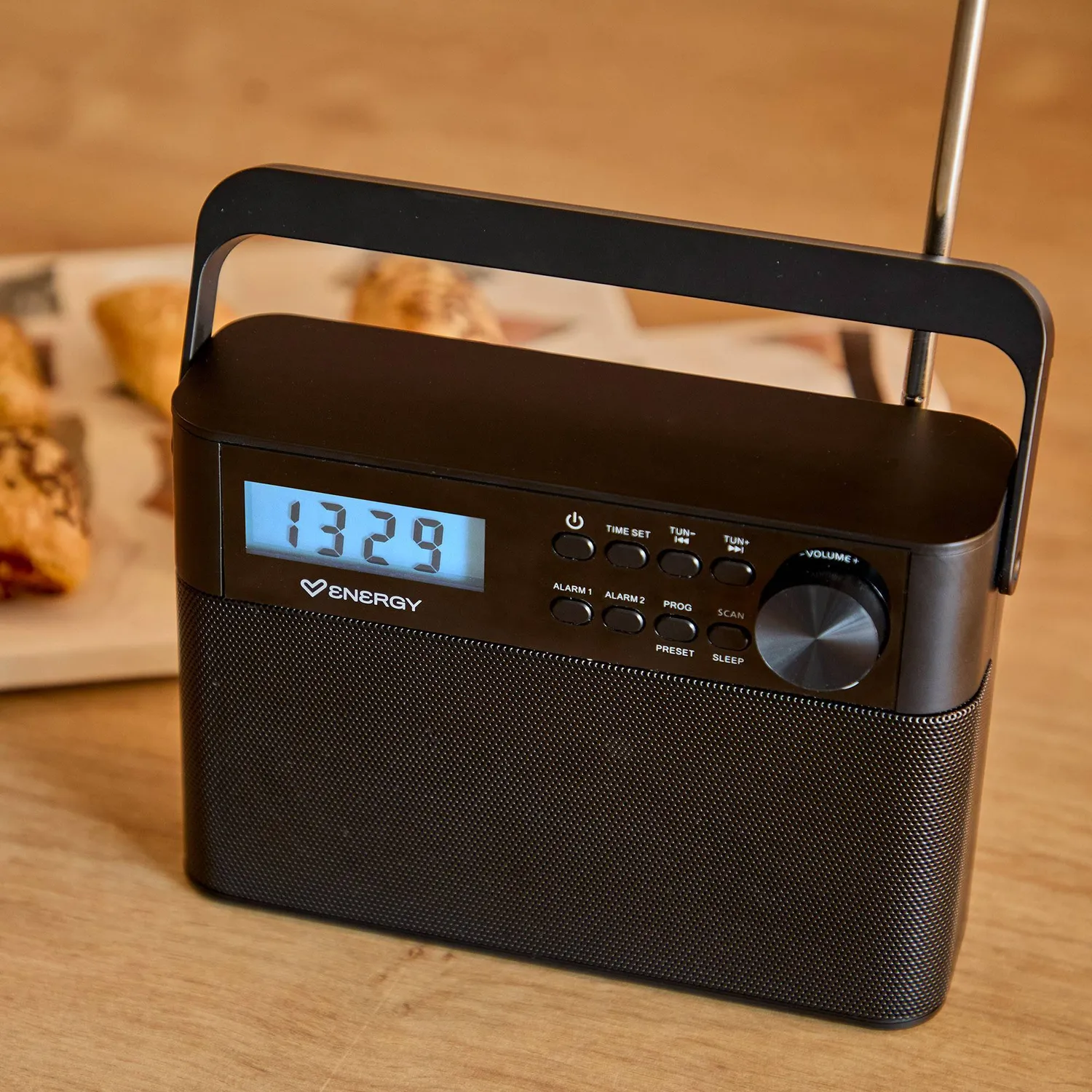 Energy Sistem Kitchen Radio FM Dark 1 W piles