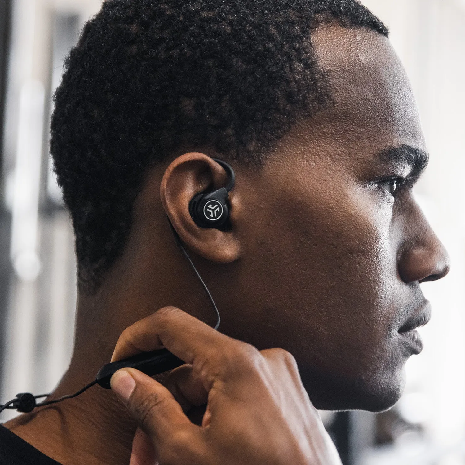 JLab Fit Sport 2 écouteurs sport bluetooth noirs IP55