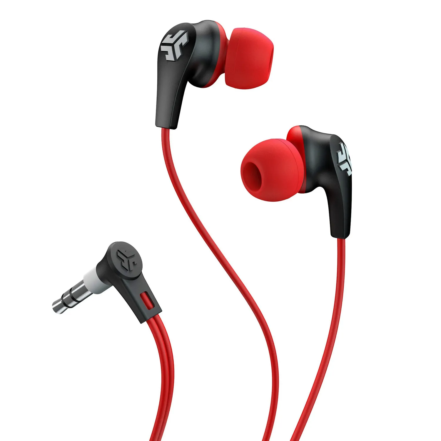 JLab JBuds2 Signature écouteurs filaires rouge driver titane