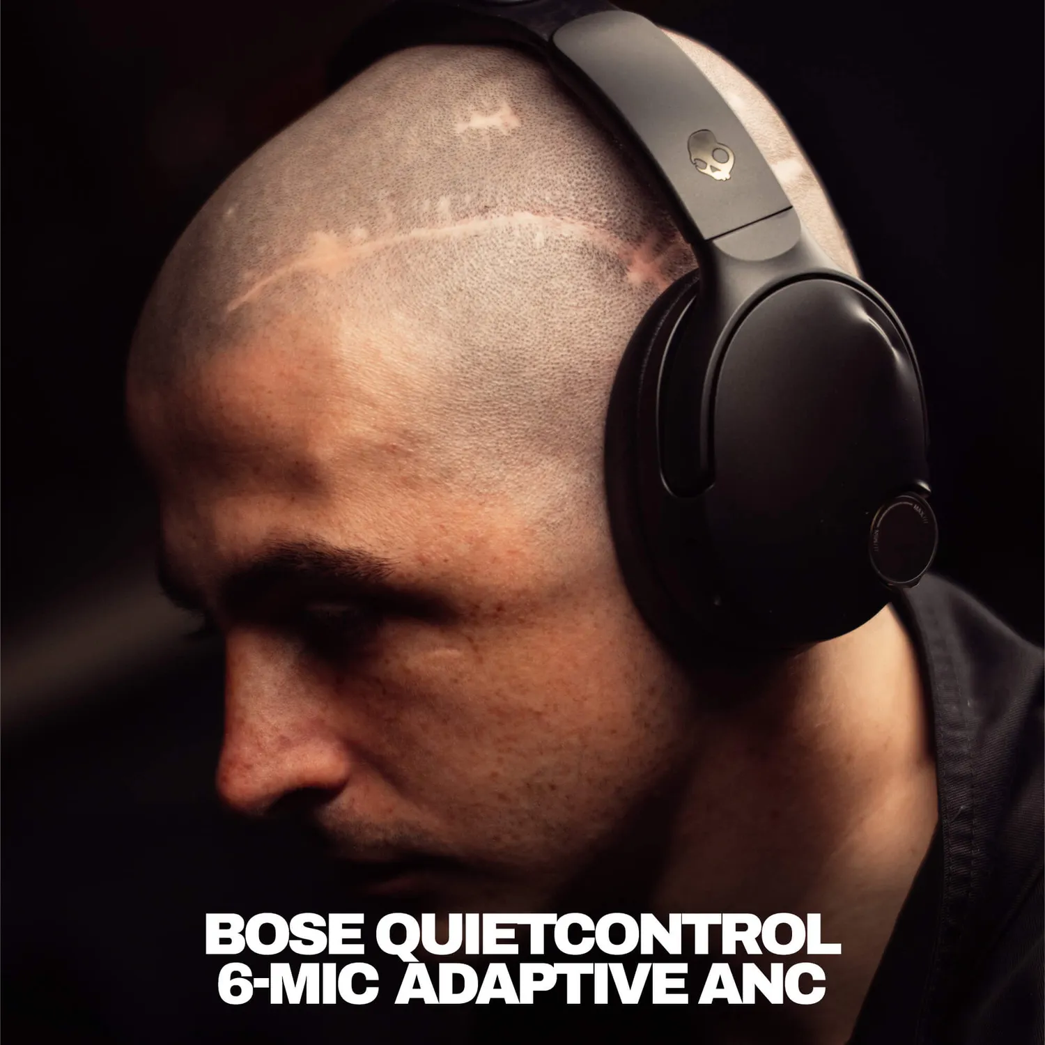 Skullcandy Crusher 1080 ANC casque circum noir basses