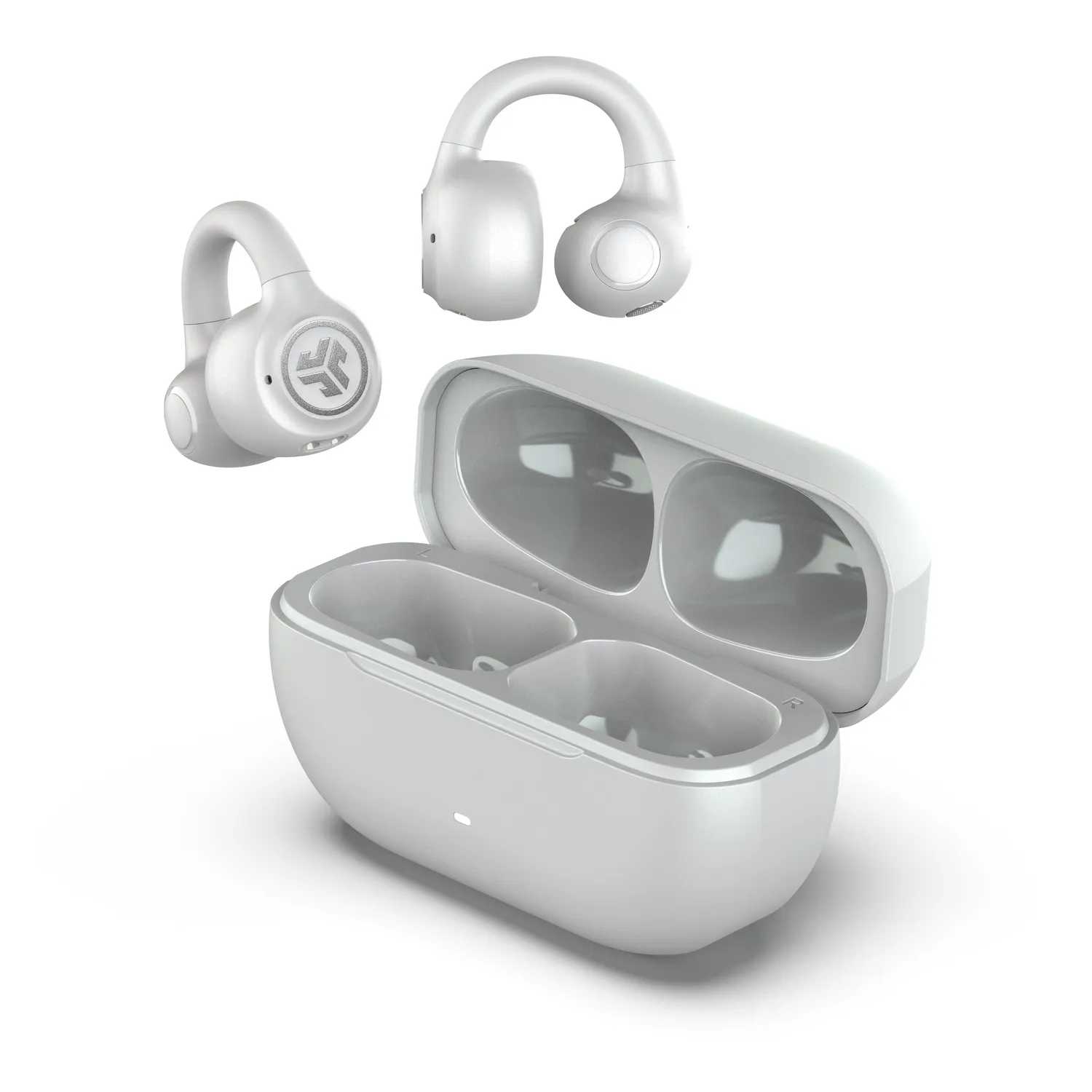 JLab Flex Open écouteurs sans fil blanc oreille ouverte
