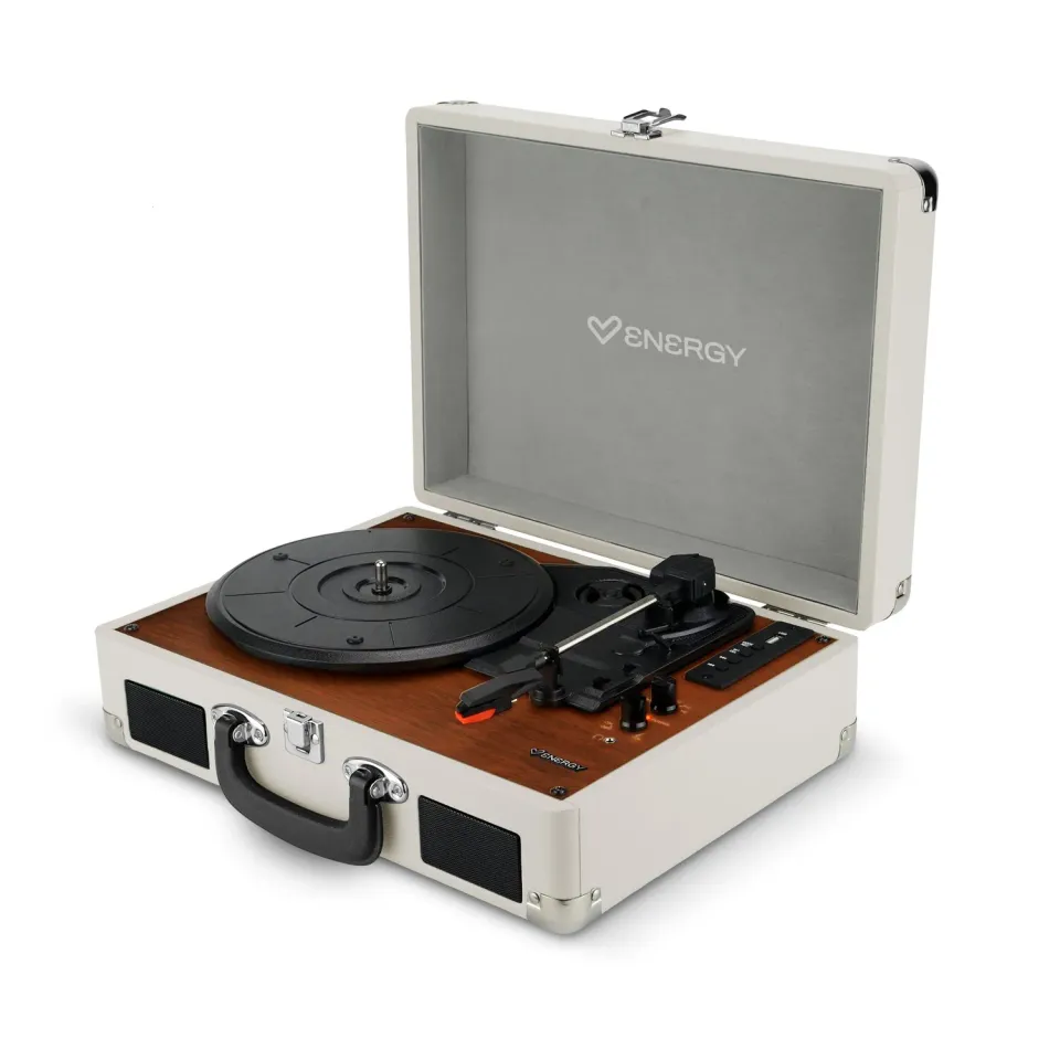Energy Sistem RetroSpin platine vinyle ivoire bluetooth 33/45/78