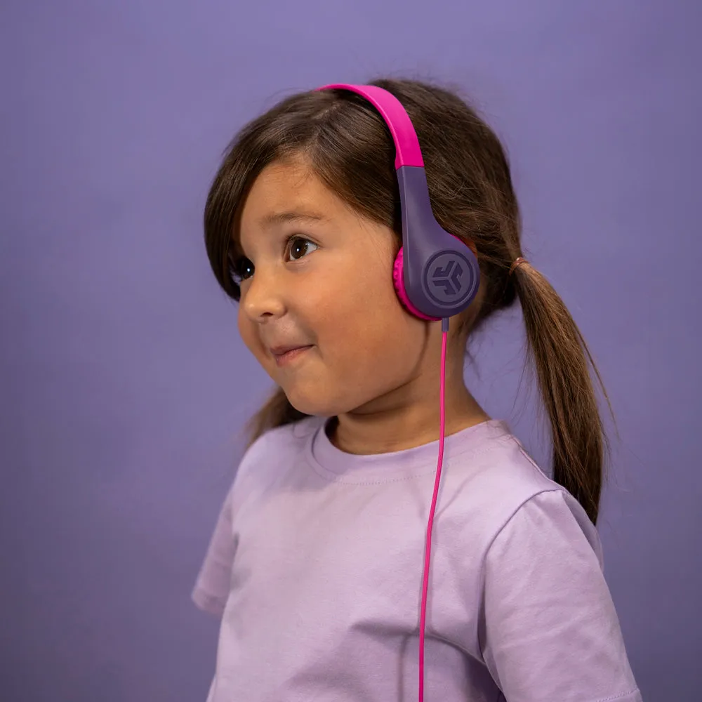 JLab JBuddies Pop casque enfant filaire rose volume limité