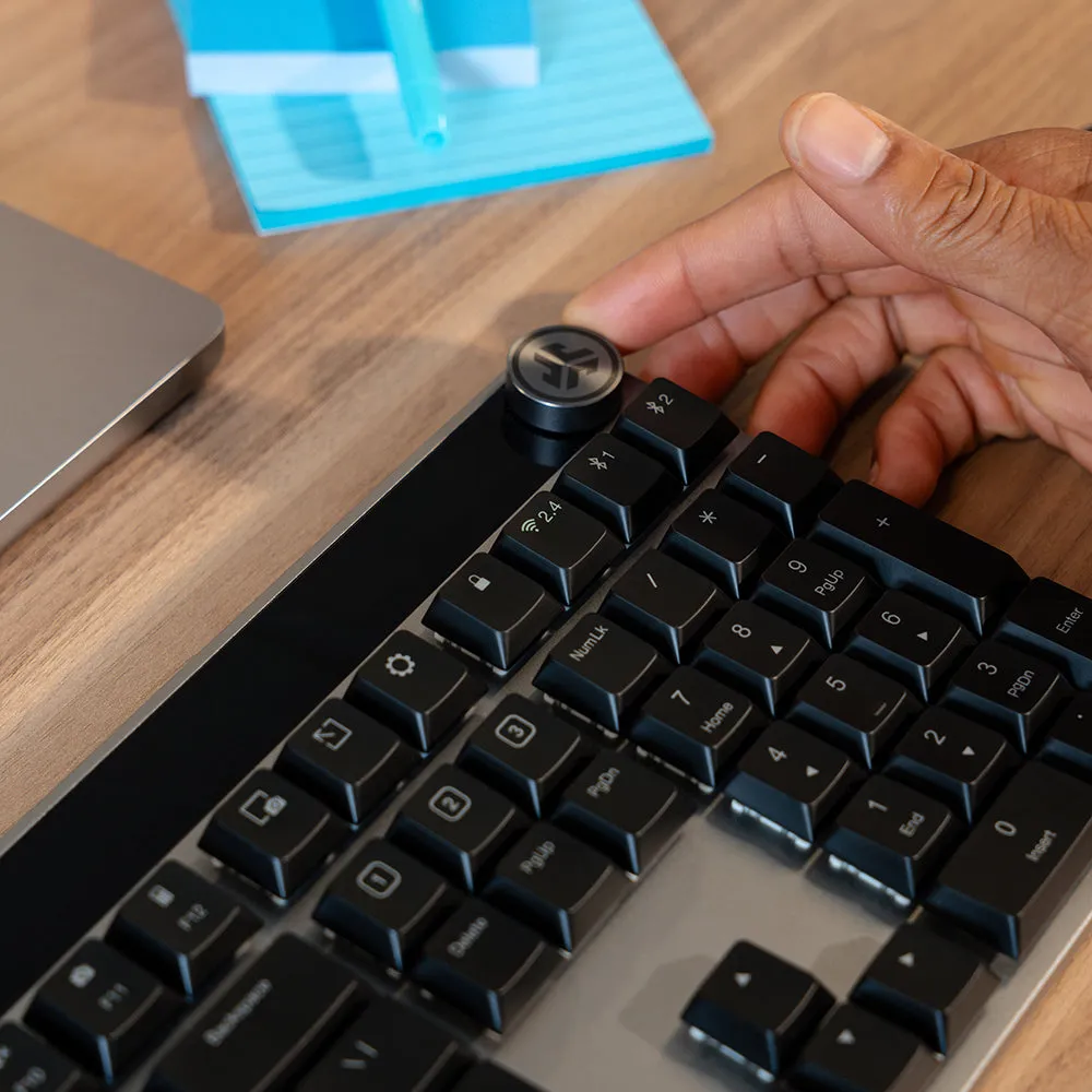 JLab Epic clavier mécanique noir sans fil 108 touches