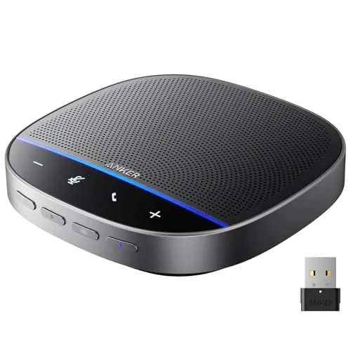 Soundcore PowerConf S500 enceinte conférence Noire Zoom 12 pers