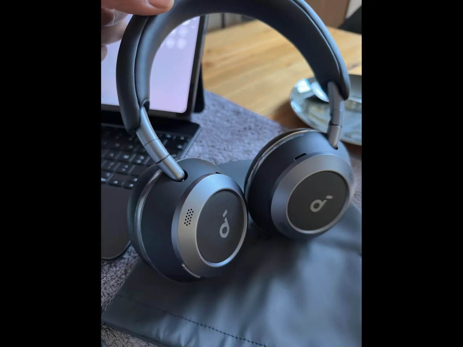 soundcore Space One Pro casque bluetooth blanc crème 60h