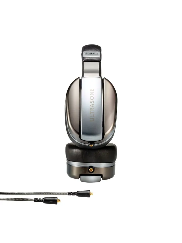 Ultrasone Edition M casque compact cuir ruthénium