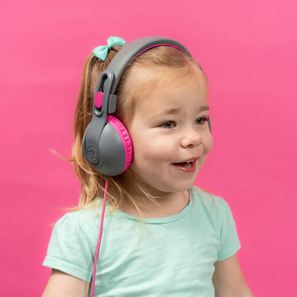 JLab JBuddies Studio 2 casque enfant rose filaire