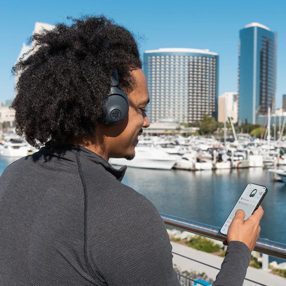JLab Go Lux ANC casque bluetooth graphite 70h
