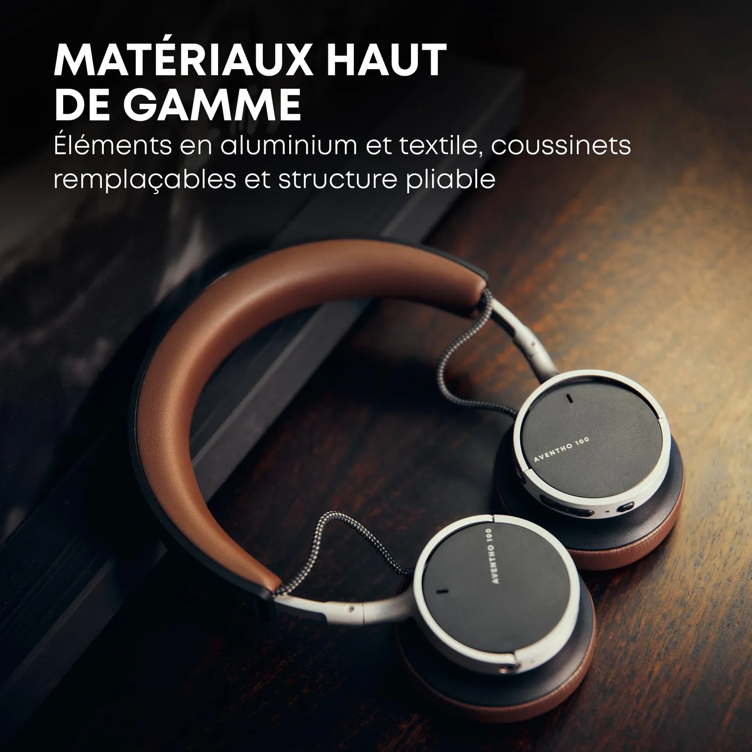 beyerdynamic Aventho 100 casque Bluetooth marron ANC 60h