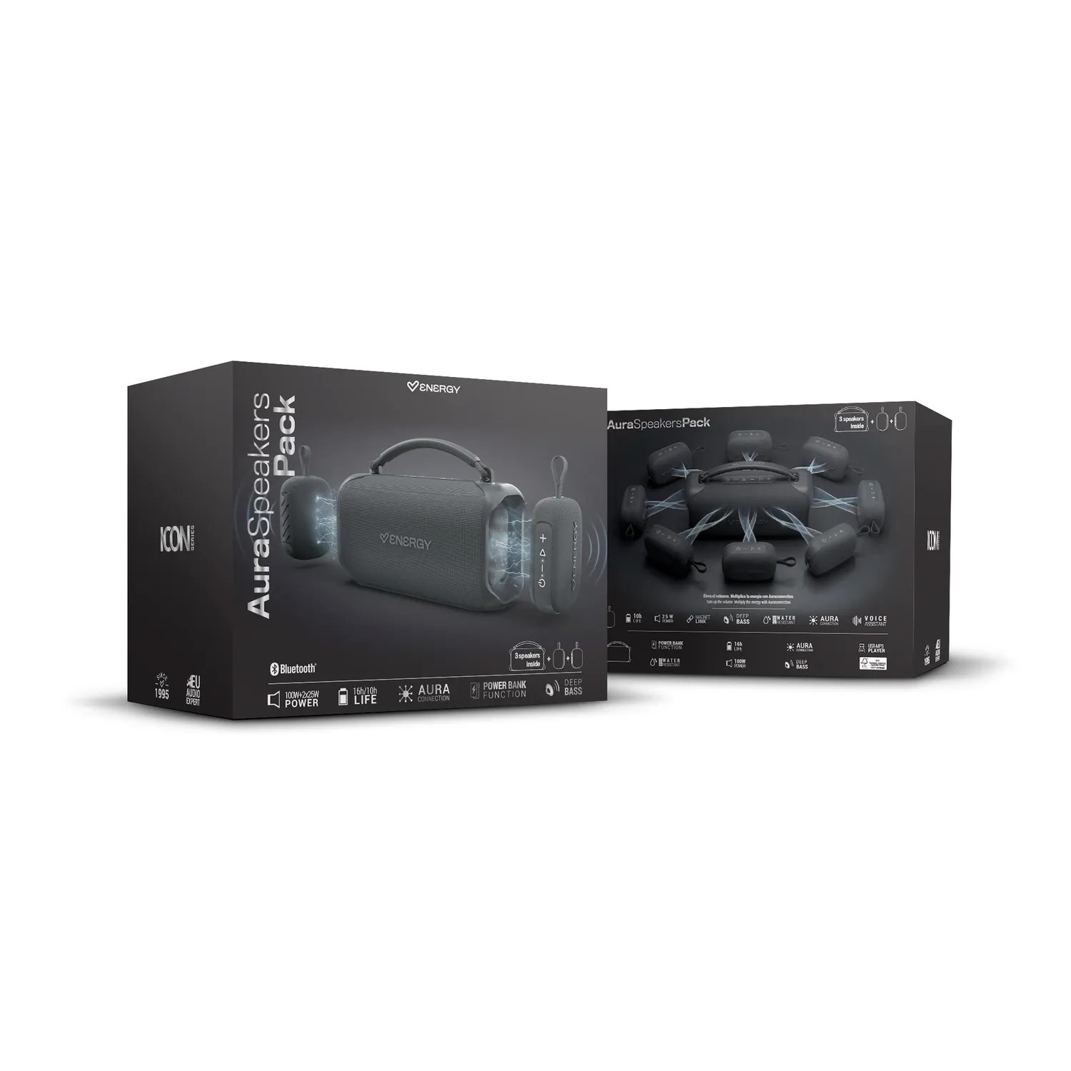 Energy Sistem Aura Speakers Pack enceinte Dark 150 W