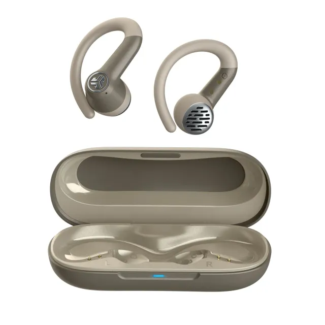 JLab JBuds Open Sport 2 oreillettes Sandstone ouvert