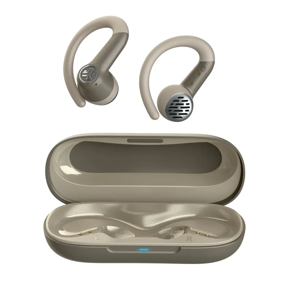 JLab JBuds Open Sport 2 oreillettes Sandstone ouvert