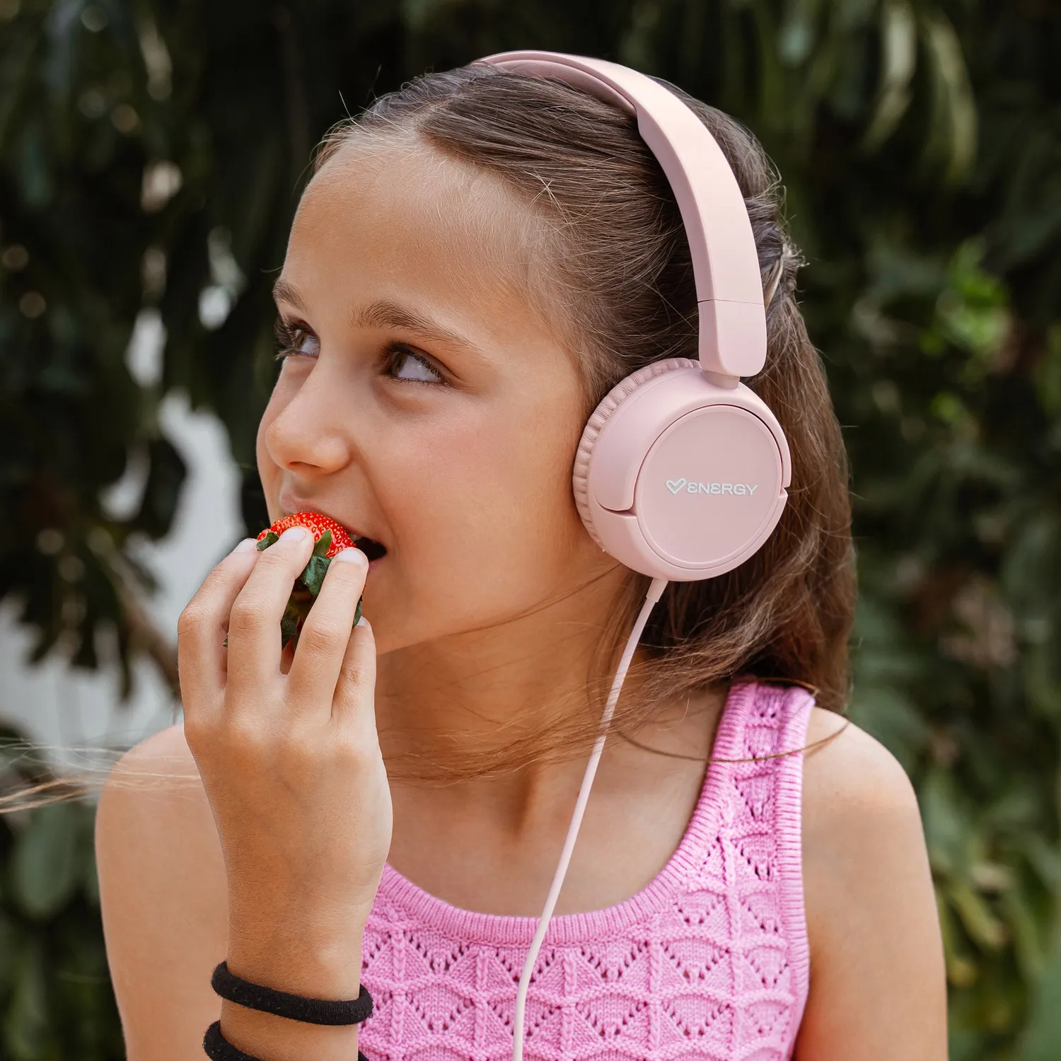 Energy Sistem Urban Headphones Type C casque rose USB-C Deep Bass
