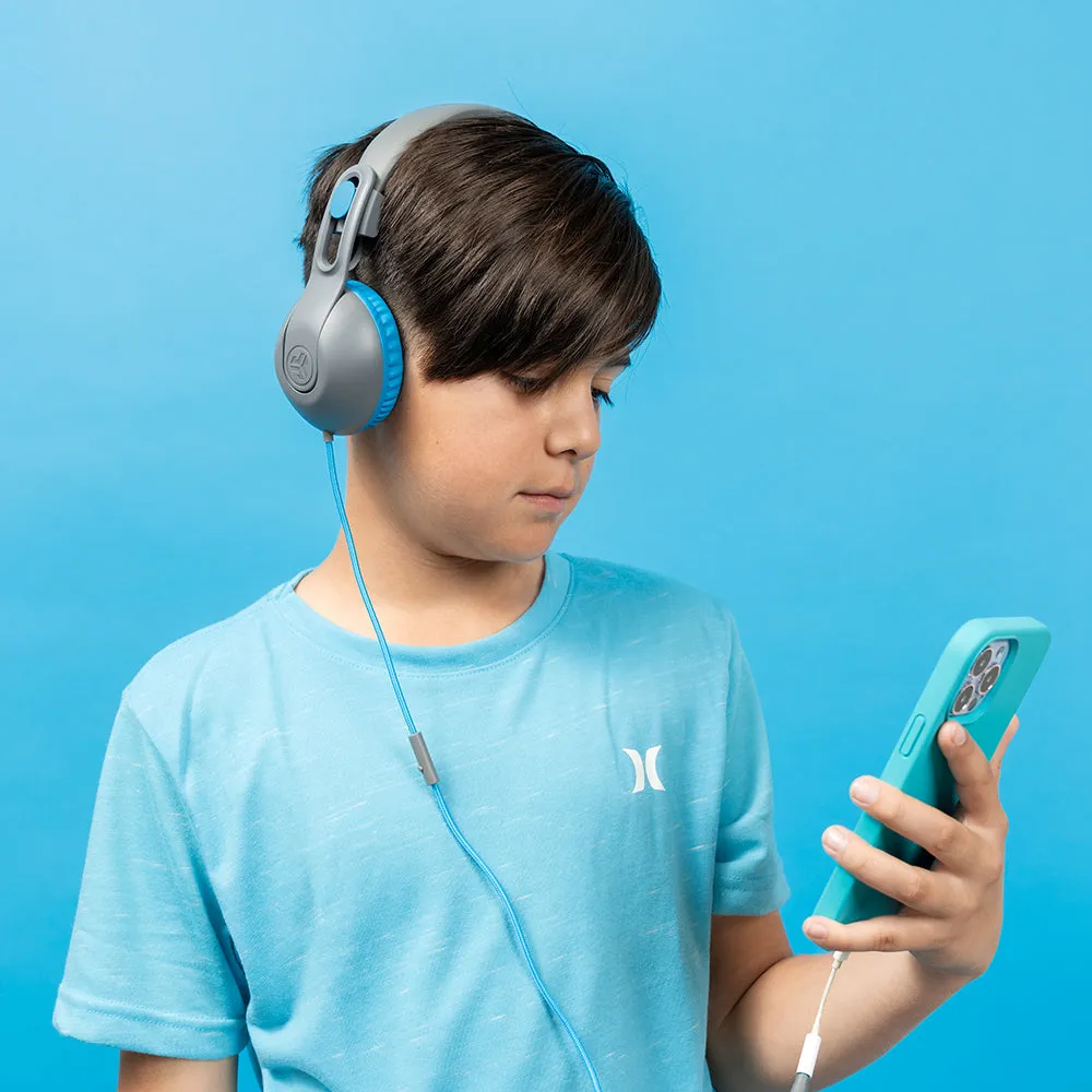 JLab JBuddies Studio 2 casque enfant filaire bleu 85 dB