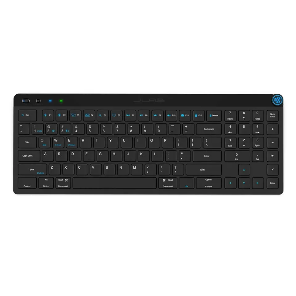 JLab JBuds clavier sans fil noir 95 touches multimédia