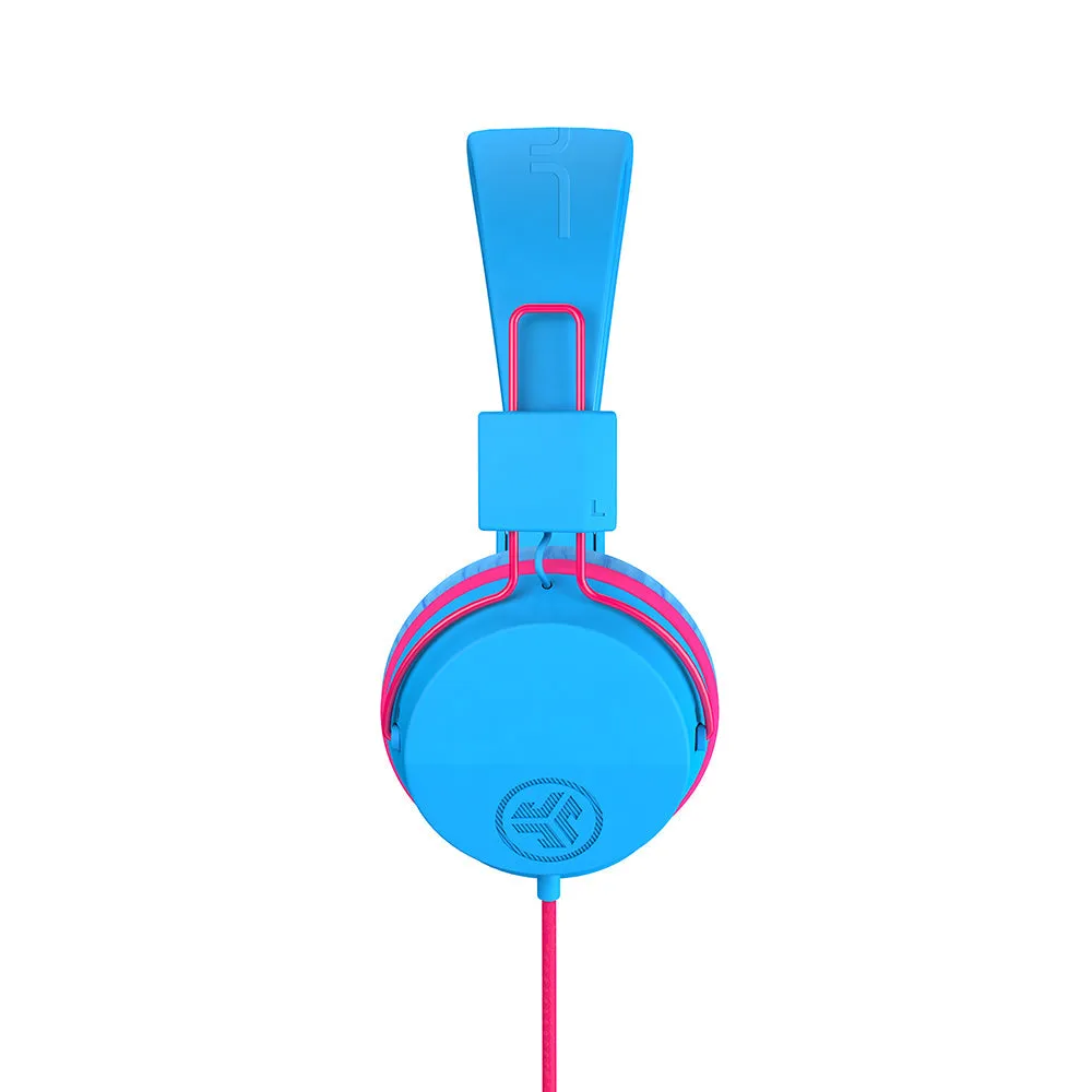 JLab JBuddies Studio casque enfant bleu rose filaire