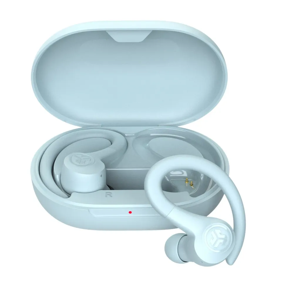 JLab GO Air Sport ecouteurs bluetooth bleu clair IP55