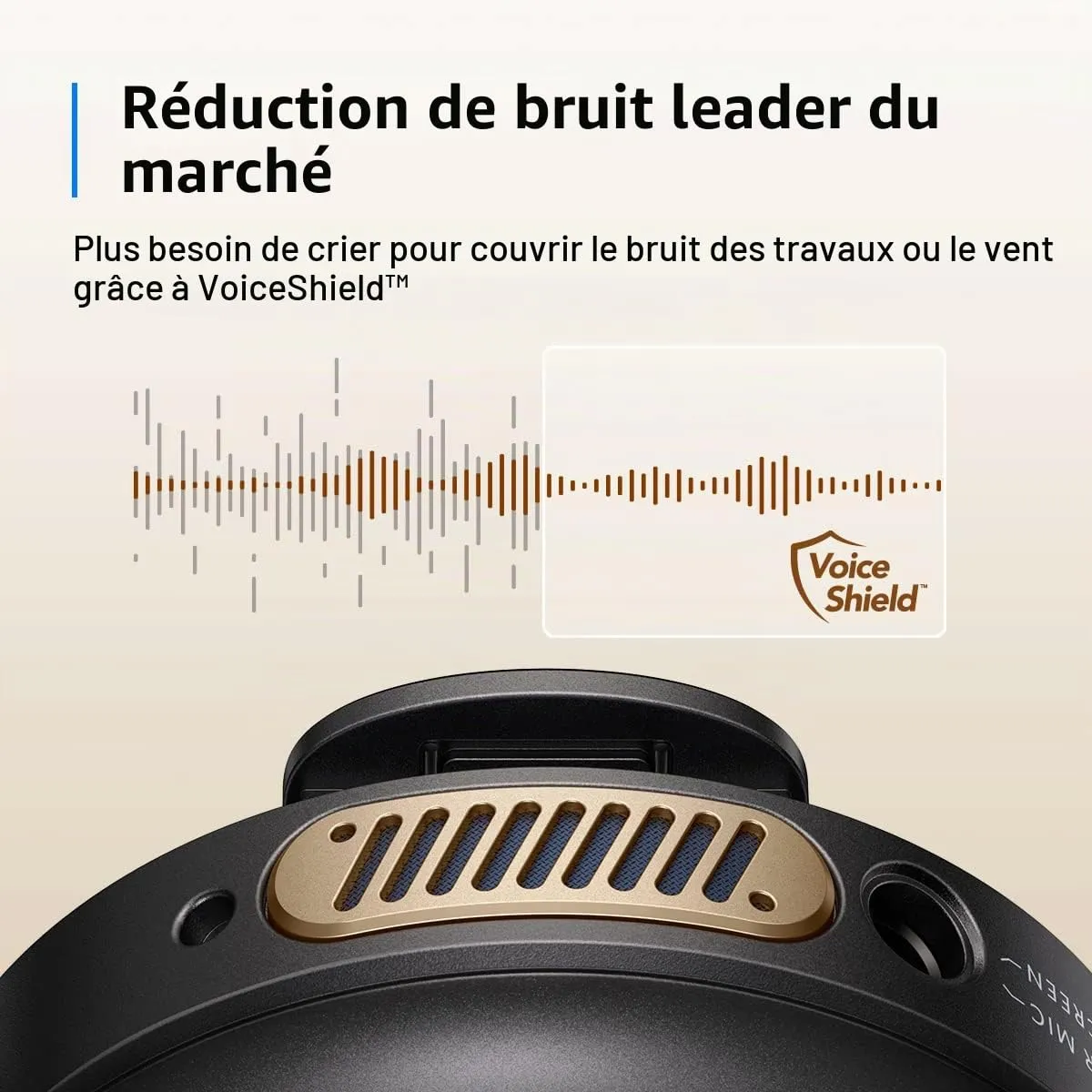 Soundcore AnkerWork M650 micro cravate sans fil 2 canaux anti-bruit