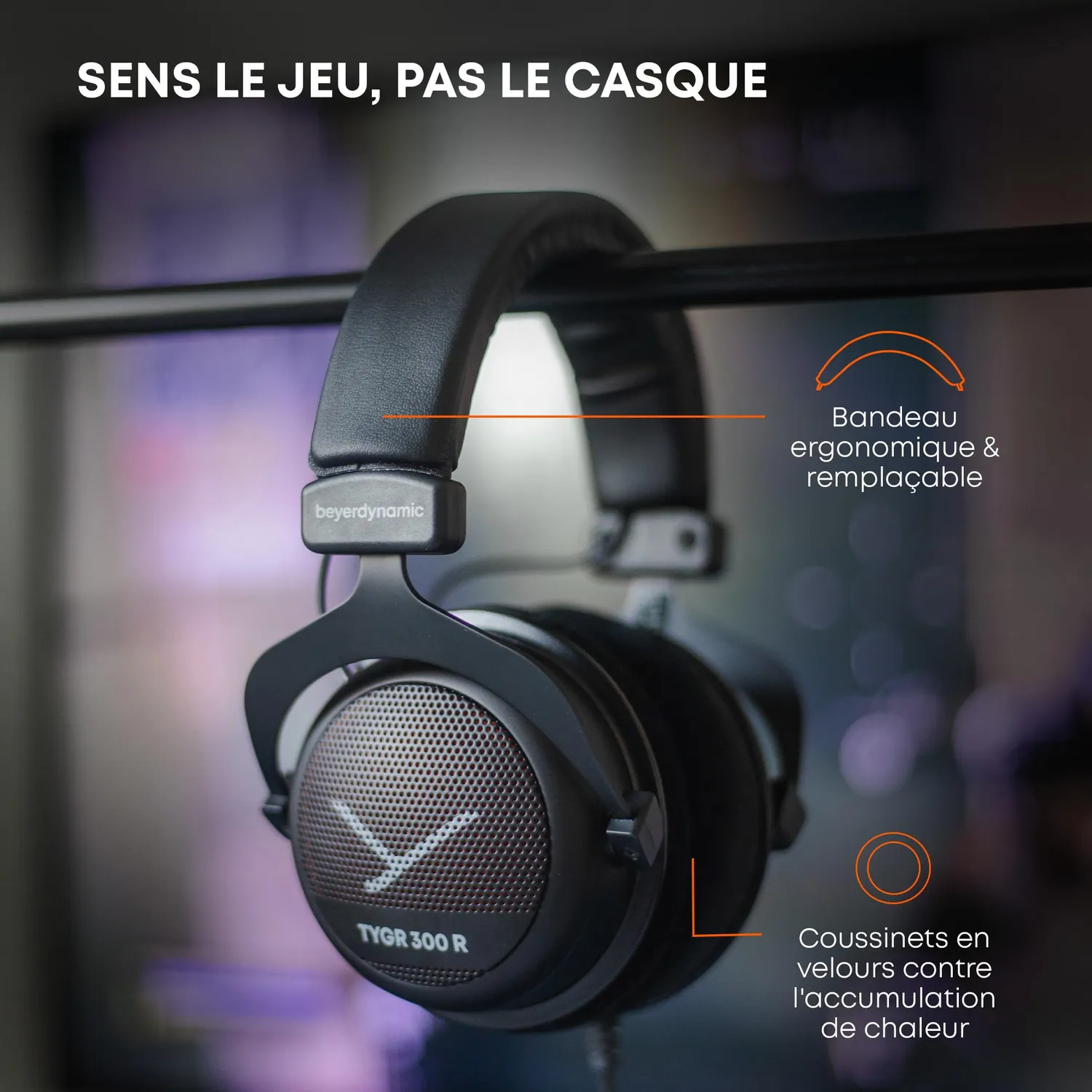 beyerdynamic TYGR 300 R casque gaming filaire ouvert noir