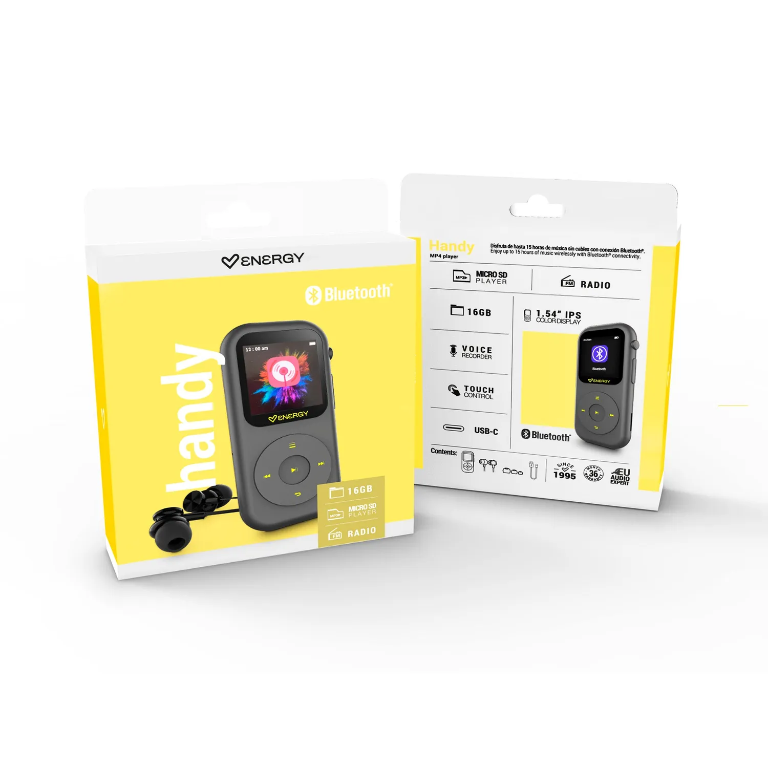 Energy Sistem Handy Lecteur MP4 Gris 16 Go Bluetooth