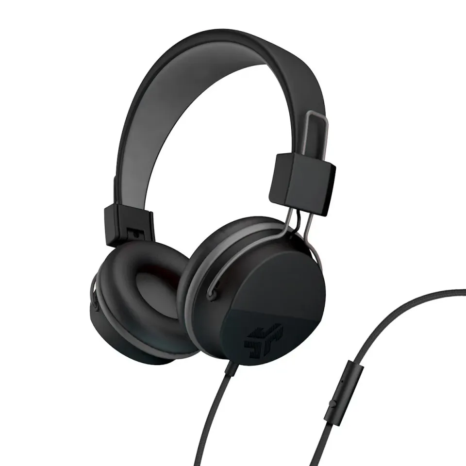 JLab Neon casque filaire on-ear noir pliable