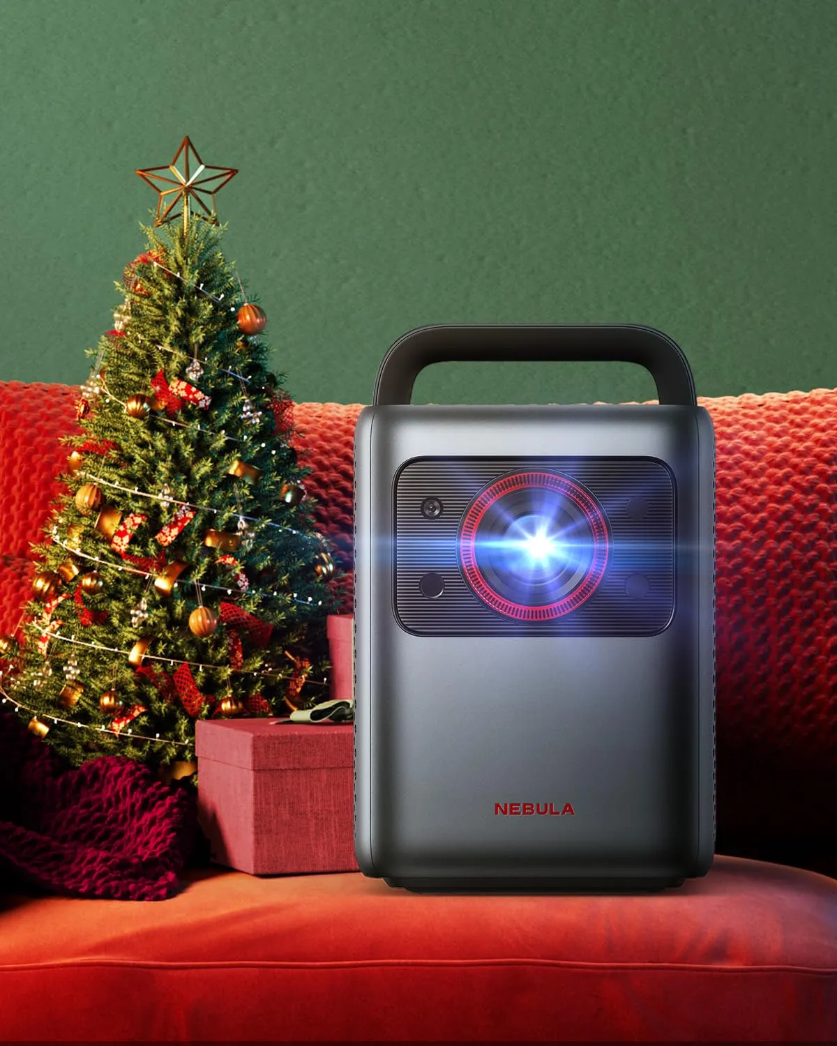 Nebula Cosmos Laser 4K D2350 vidéoprojecteur gris laser 2200 lumens