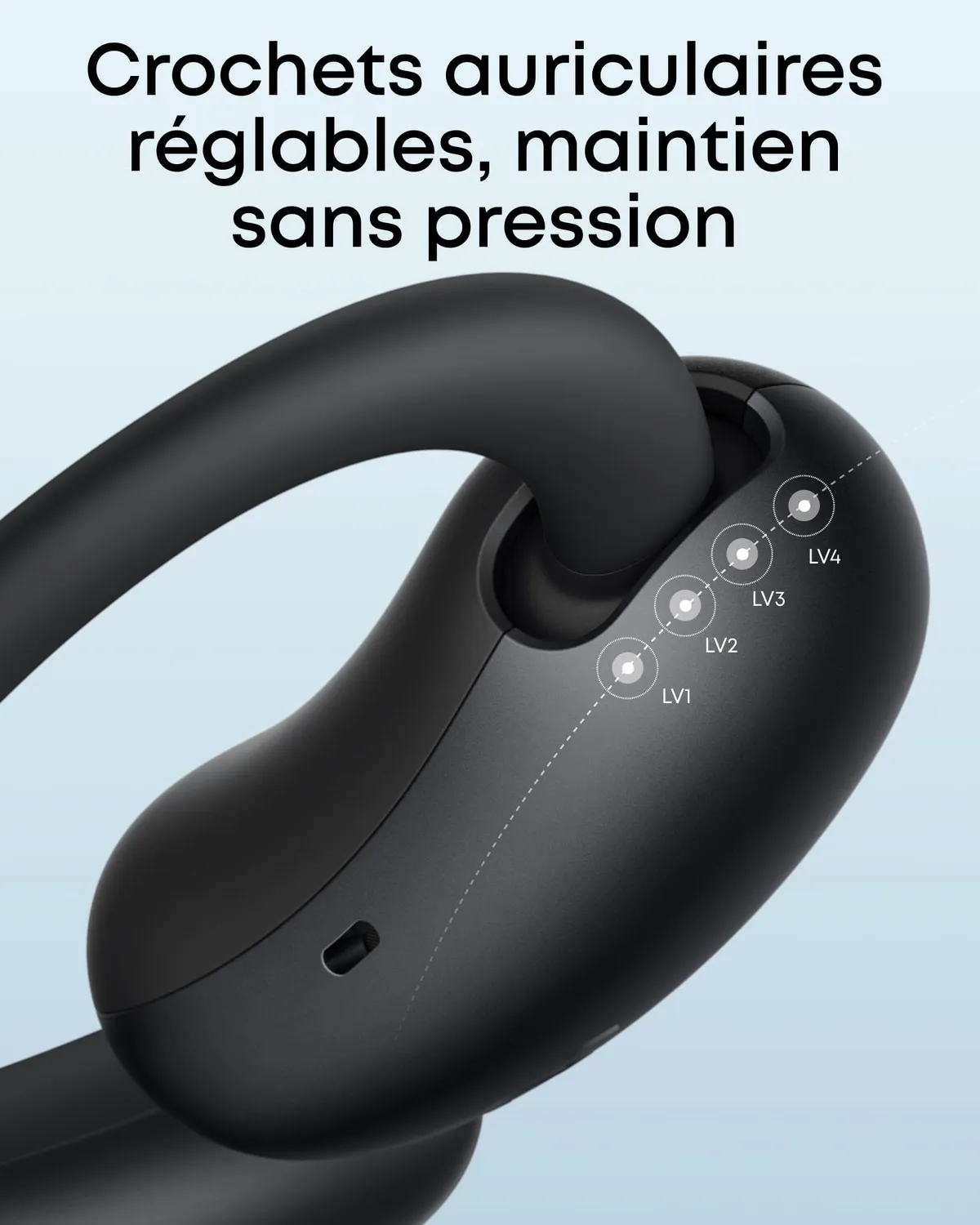 Soundcore AeroFit 2 écouteurs open-ear noir LDAC