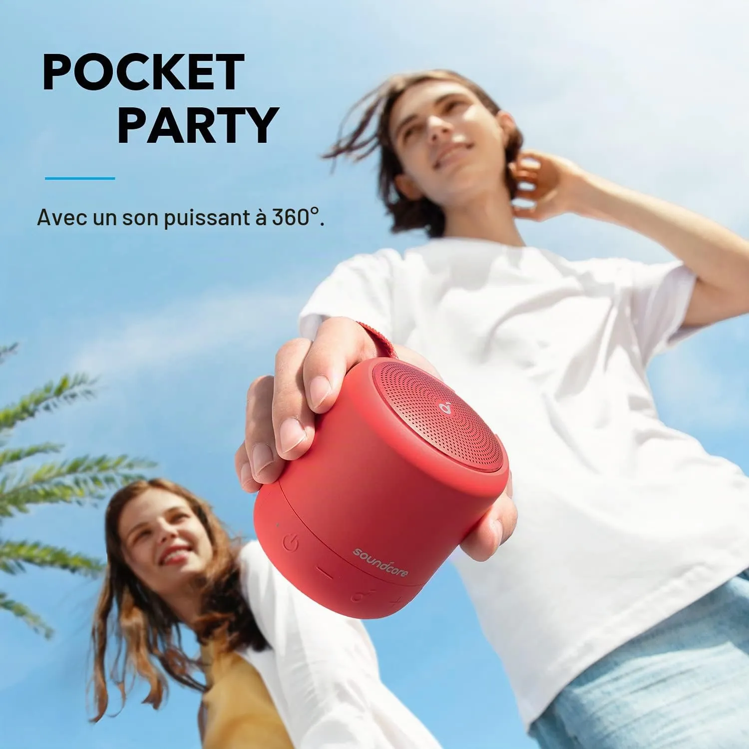 Soundcore Mini 3 enceinte Bluetooth 360° IPX7 15 h PartyCast