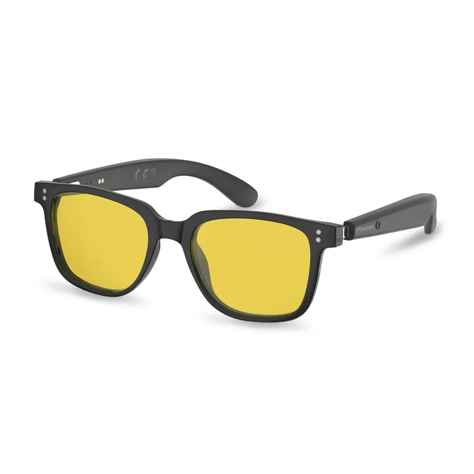 Energy Sistem Day Mode Music Sunglasses lunettes bluetooth noire verres jaunes