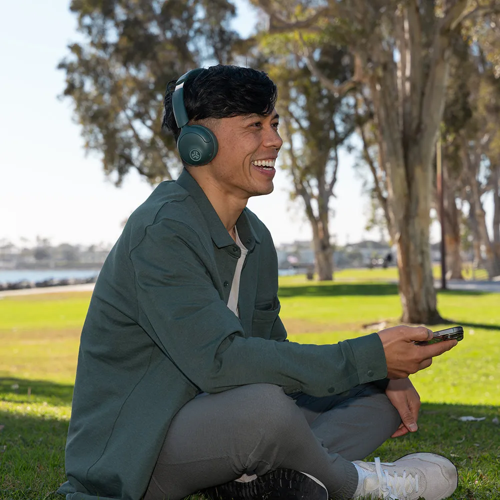 JLab Go Lux ANC casque Bluetooth sage 70h
