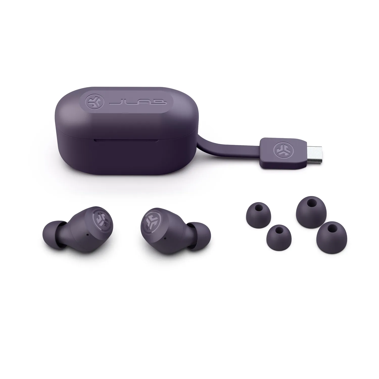 JLab Go Pop+ écouteurs sans fil violet 35h IPX4
