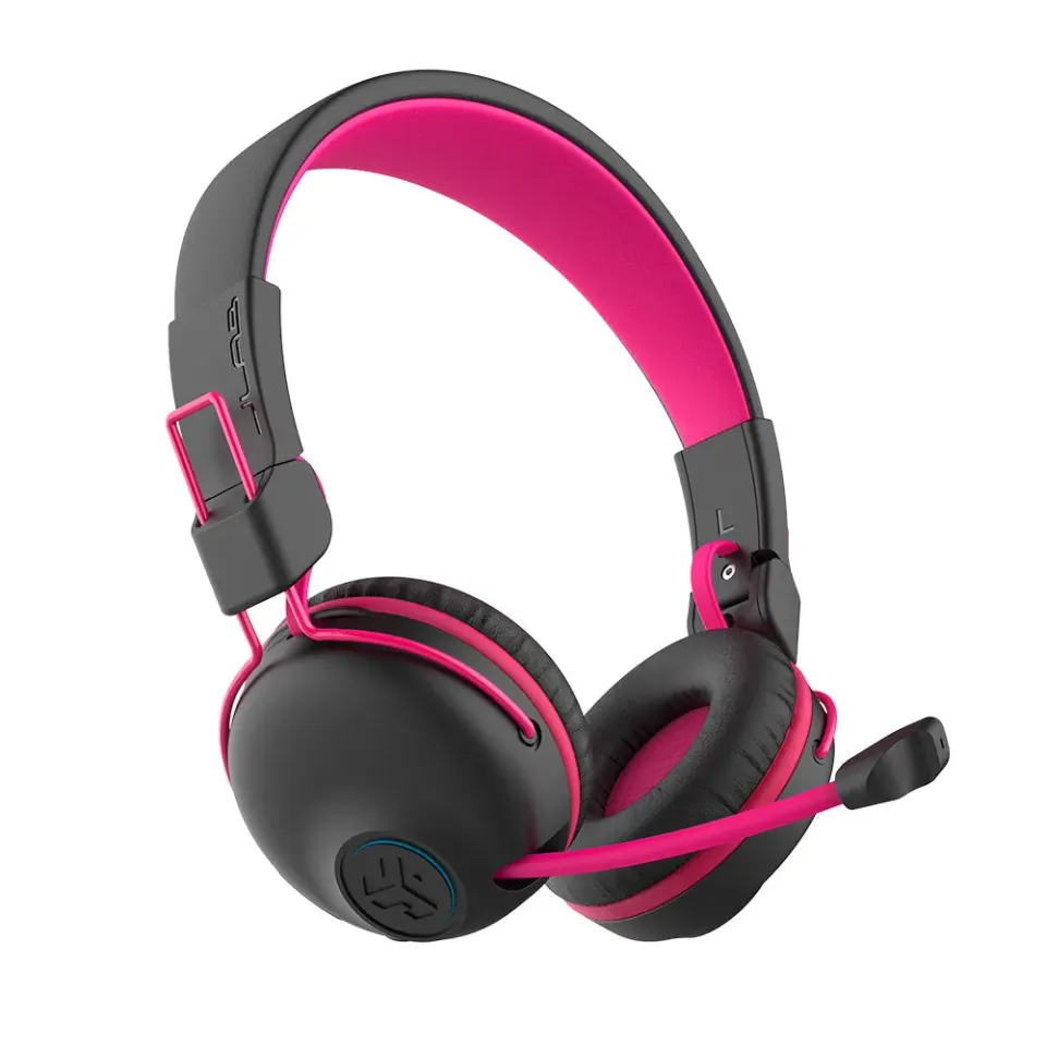 JLab JBuddies Play casque gaming enfant rose 22h