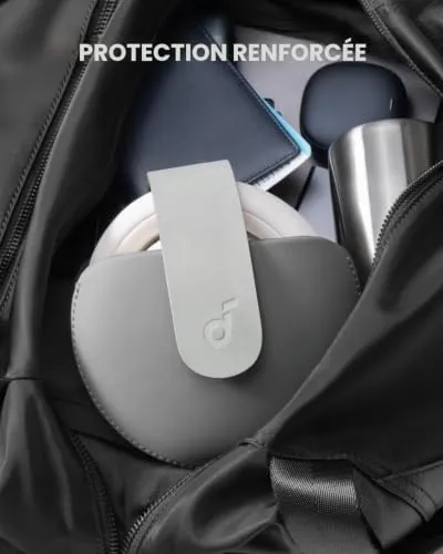 soundcore Space One Pro étui casque gris voyage