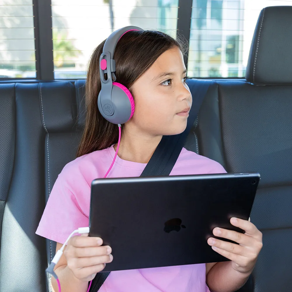 JLab JBuddies Studio 2 casque enfant rose filaire