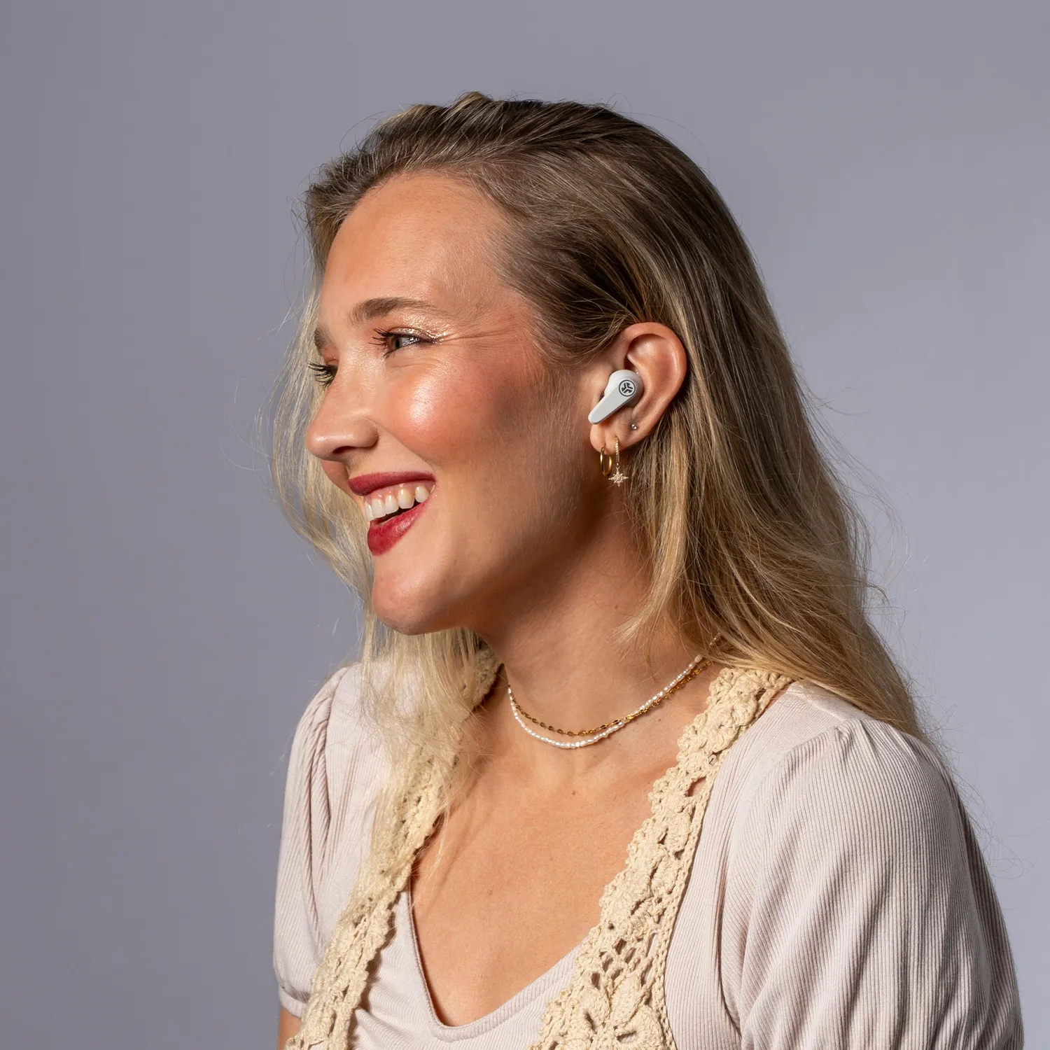 JLab Go Pods ANC écouteurs sans fil Cloud 40 dB