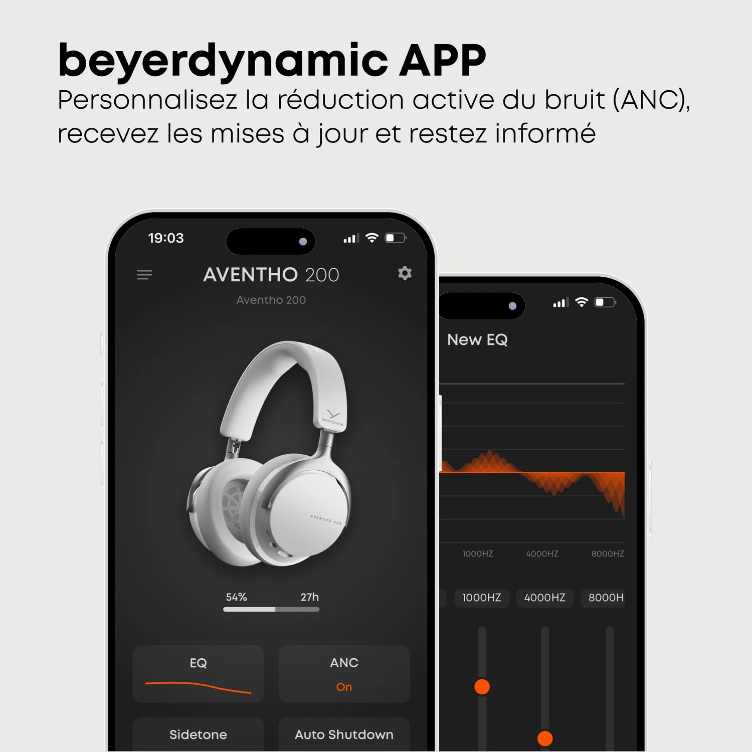 beyerdynamic Aventho 200 casque sans fil noir ANC