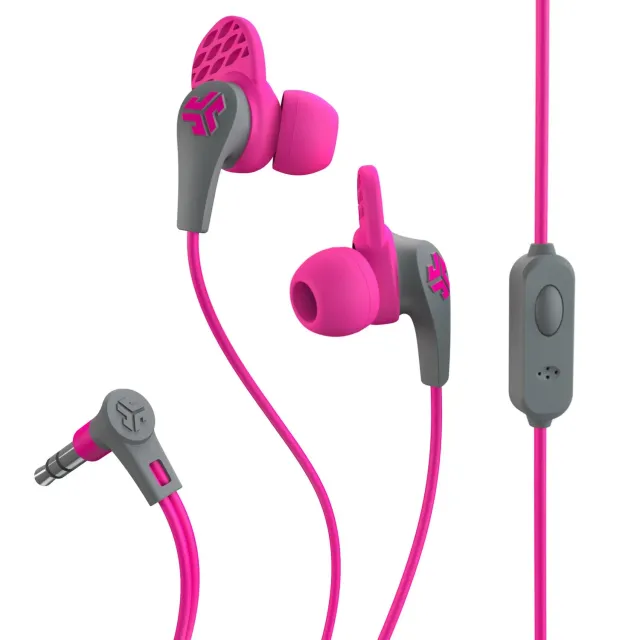 JLab JBuds Pro Signature écouteurs filaires rose micro