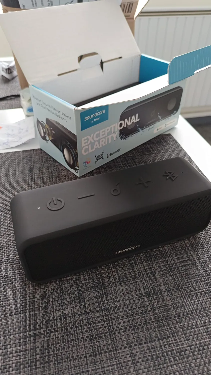 Soundcore 3 A3117 enceinte Bluetooth noire IPX7