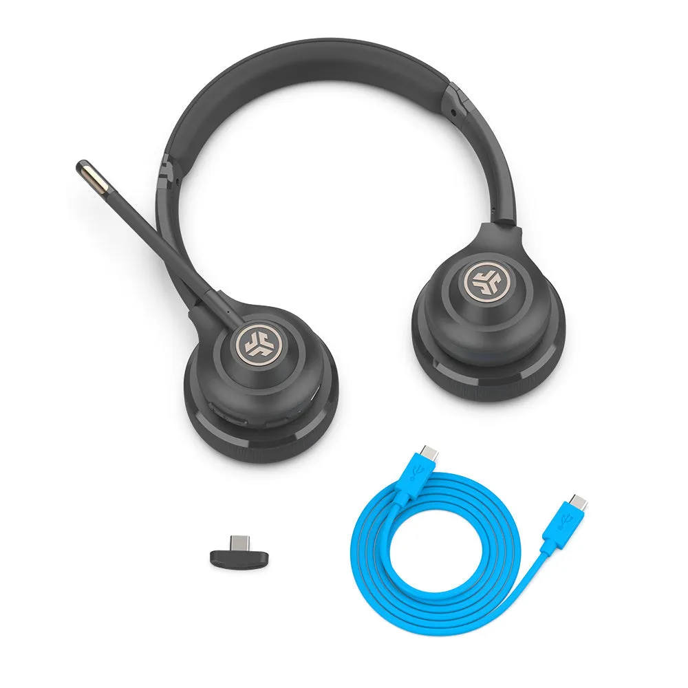 JLab GO Work Gen 2 casque bureau noir multipoint