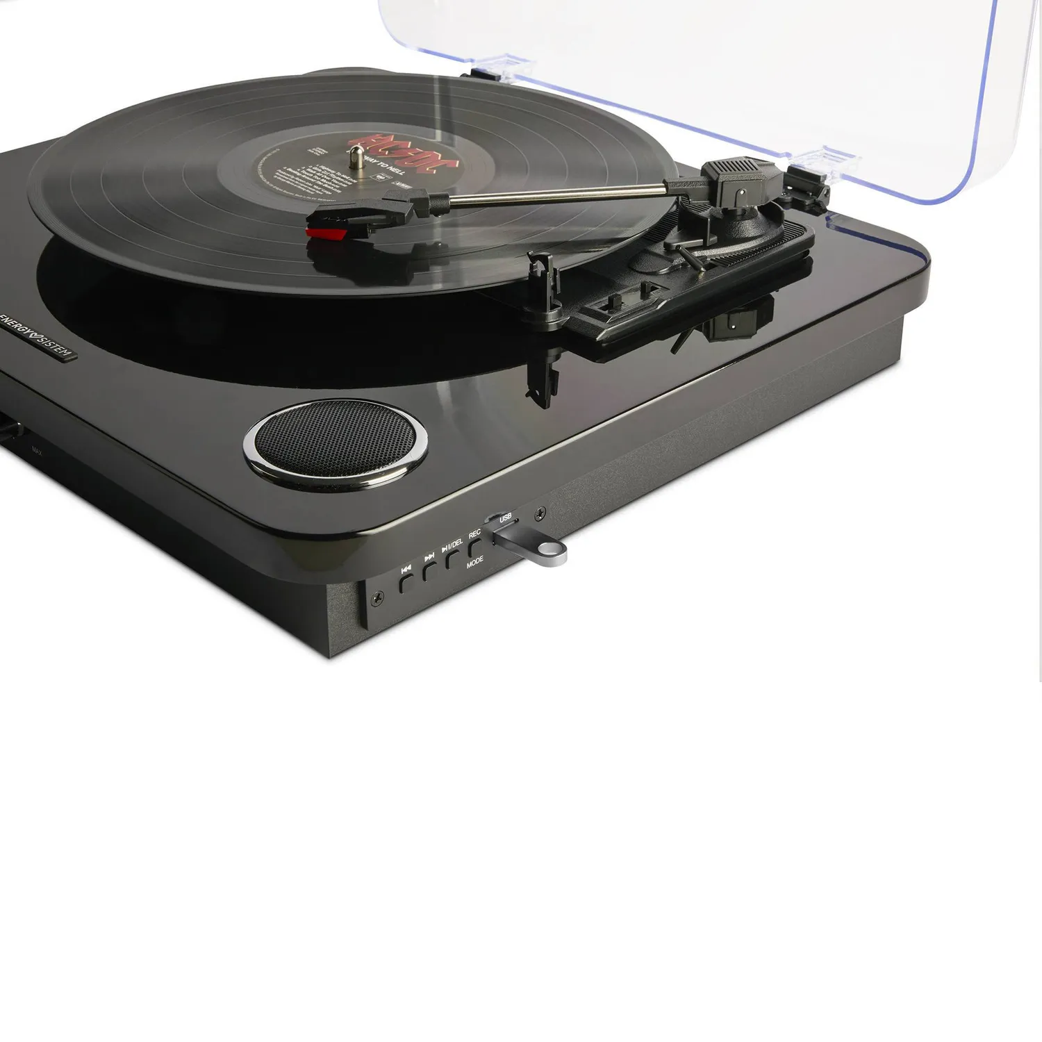 Energy Sistem BlackSpin platine vinyle noir 33/45/78 tours