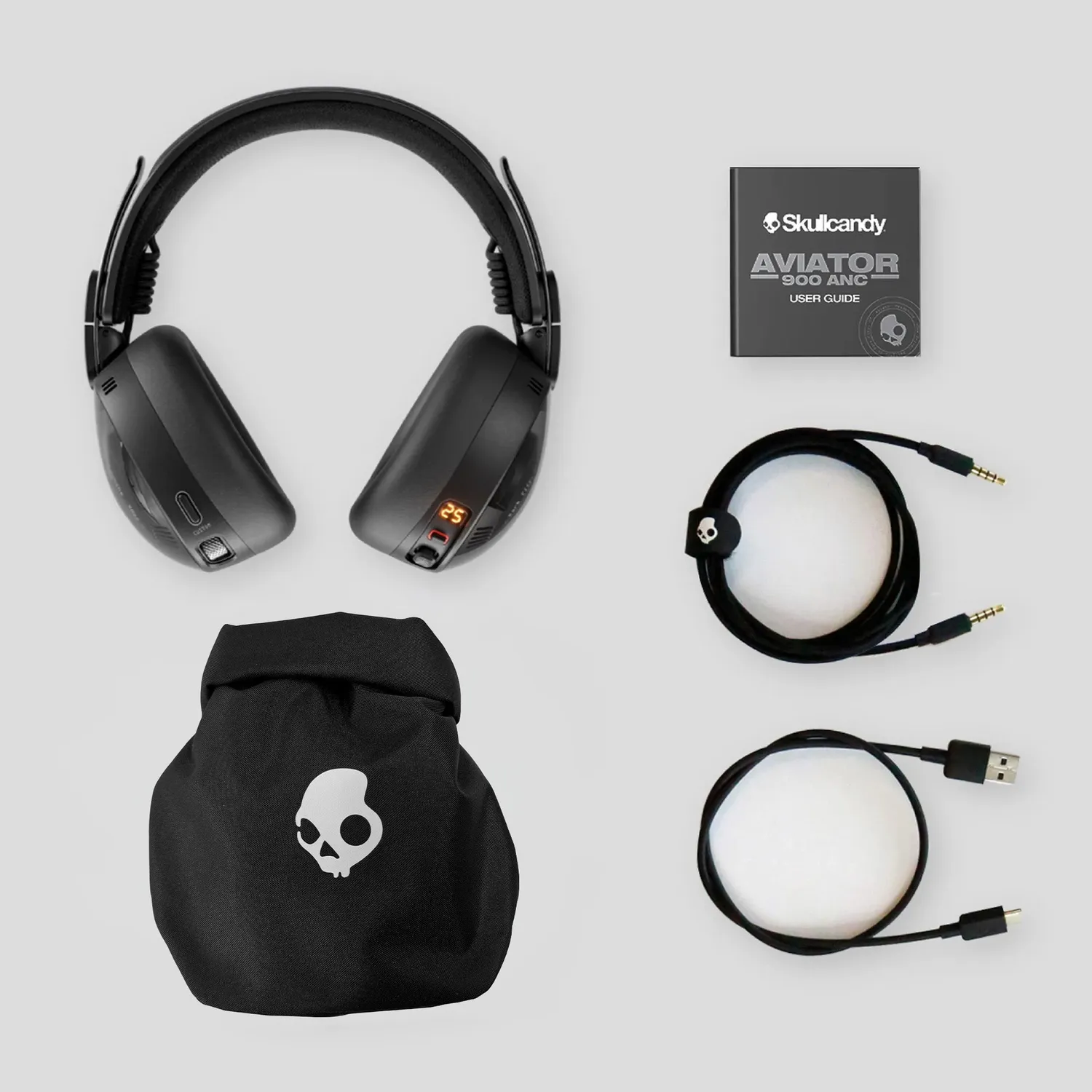 Skullcandy Aviator 900 ANC casque True Black réduction bruit