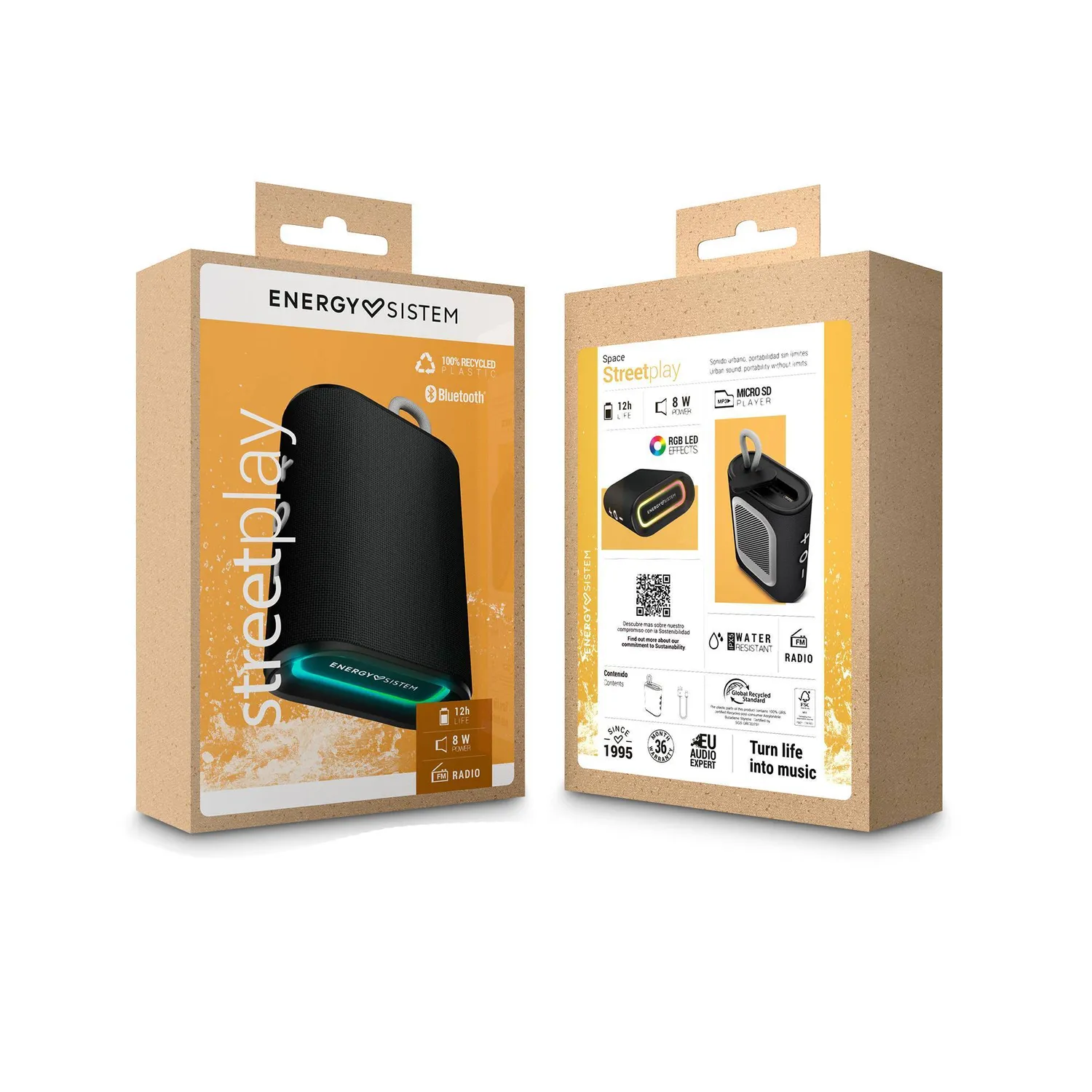 Energy Sistem StreetPlay enceinte Bluetooth Space 8W
