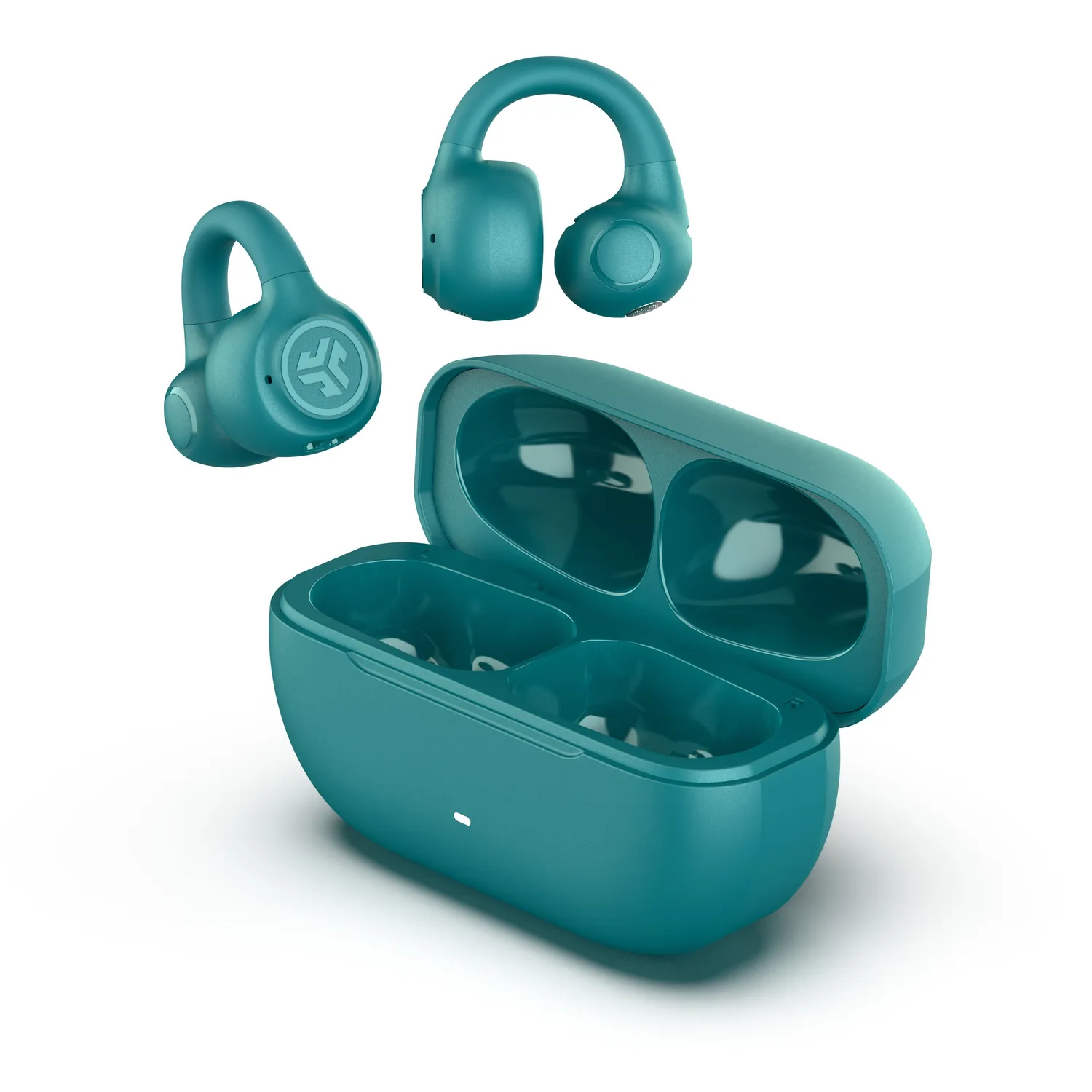 JLab Flex Open écouteurs bluetooth teal 21h ouvert