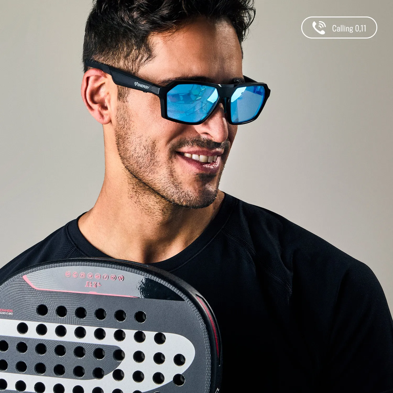 Energy Sistem FlowBeat Sport lunettes audio Bluetooth noires