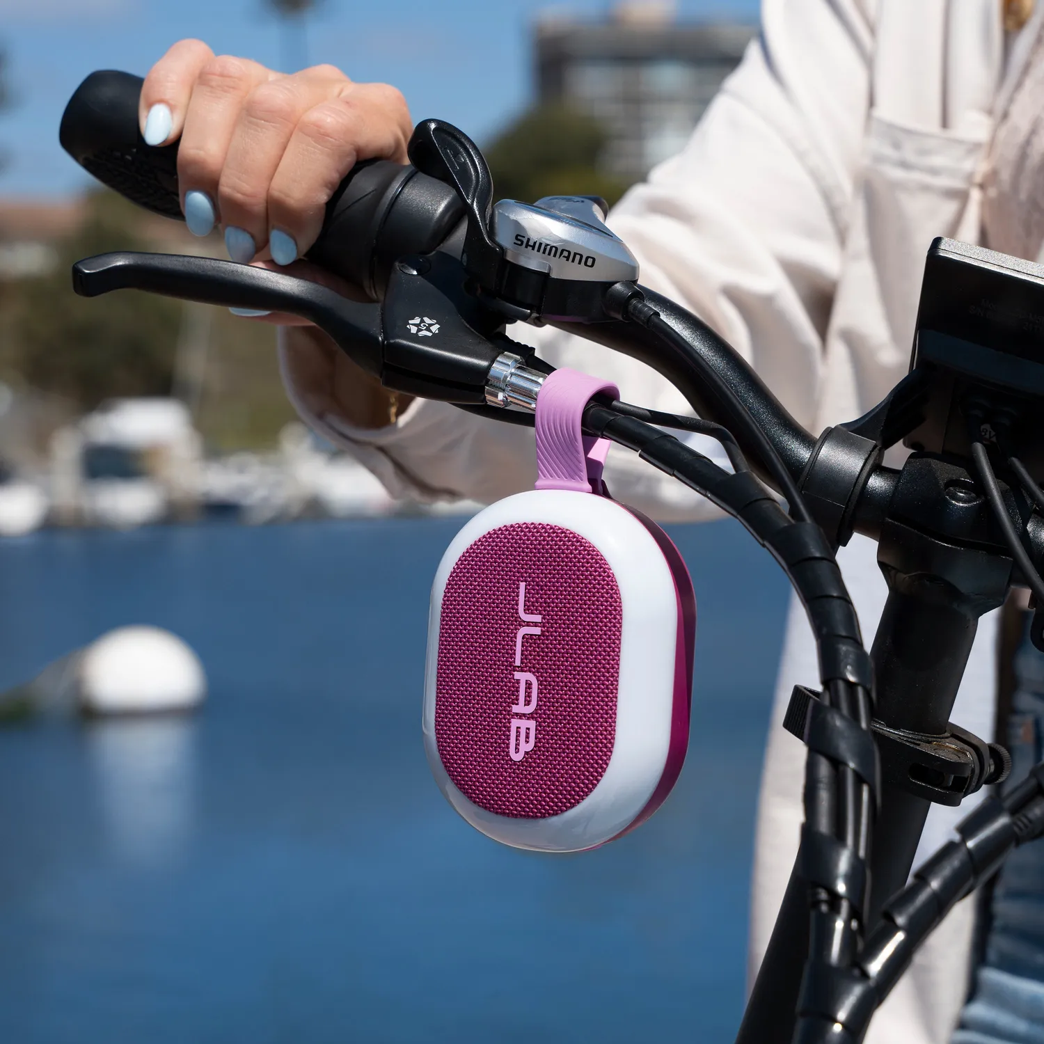 JLab Pop Party enceinte bluetooth mulberry 8h IP55