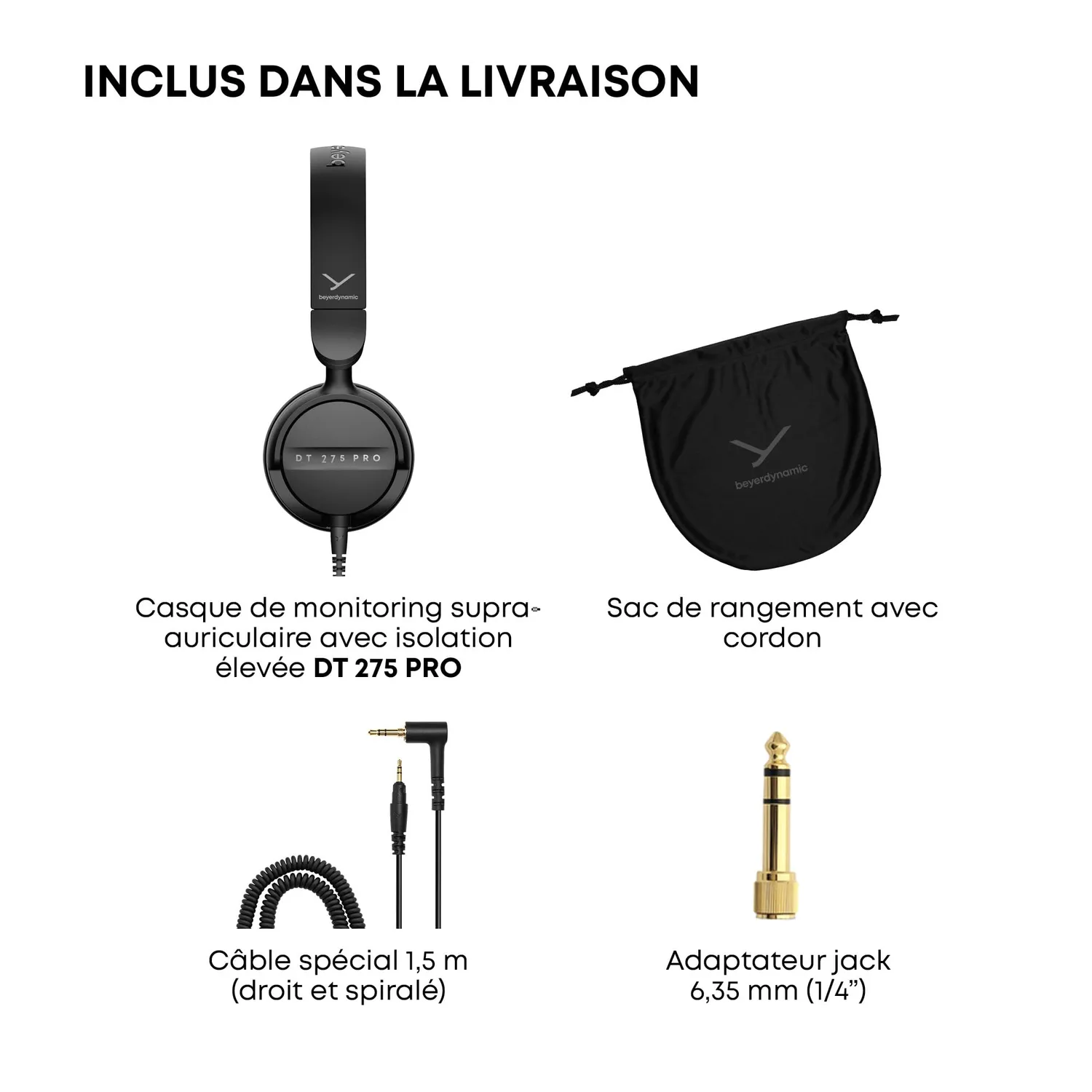 beyerdynamic DT 275 PRO casque monitoring fermé