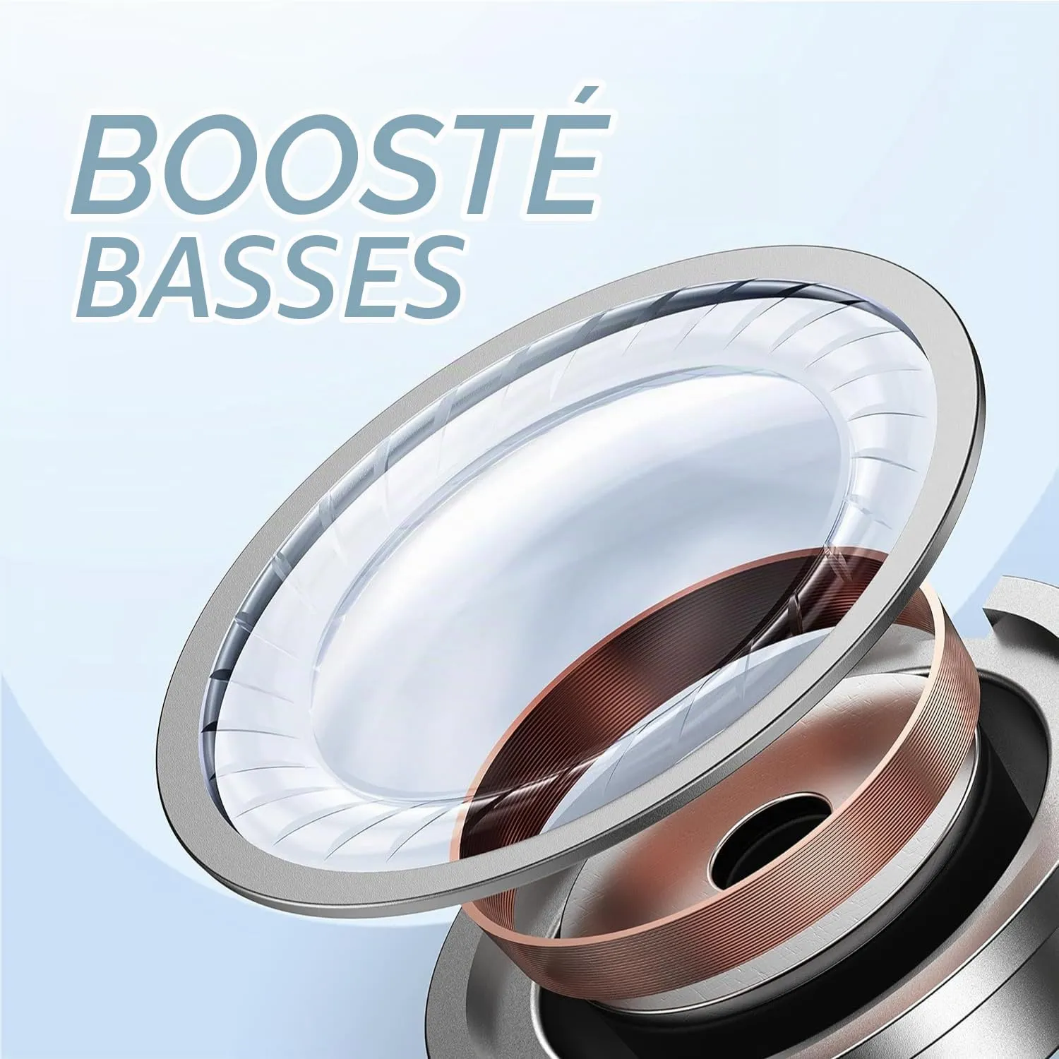 Soundcore P2 Mini écouteurs Bluetooth bleu basses