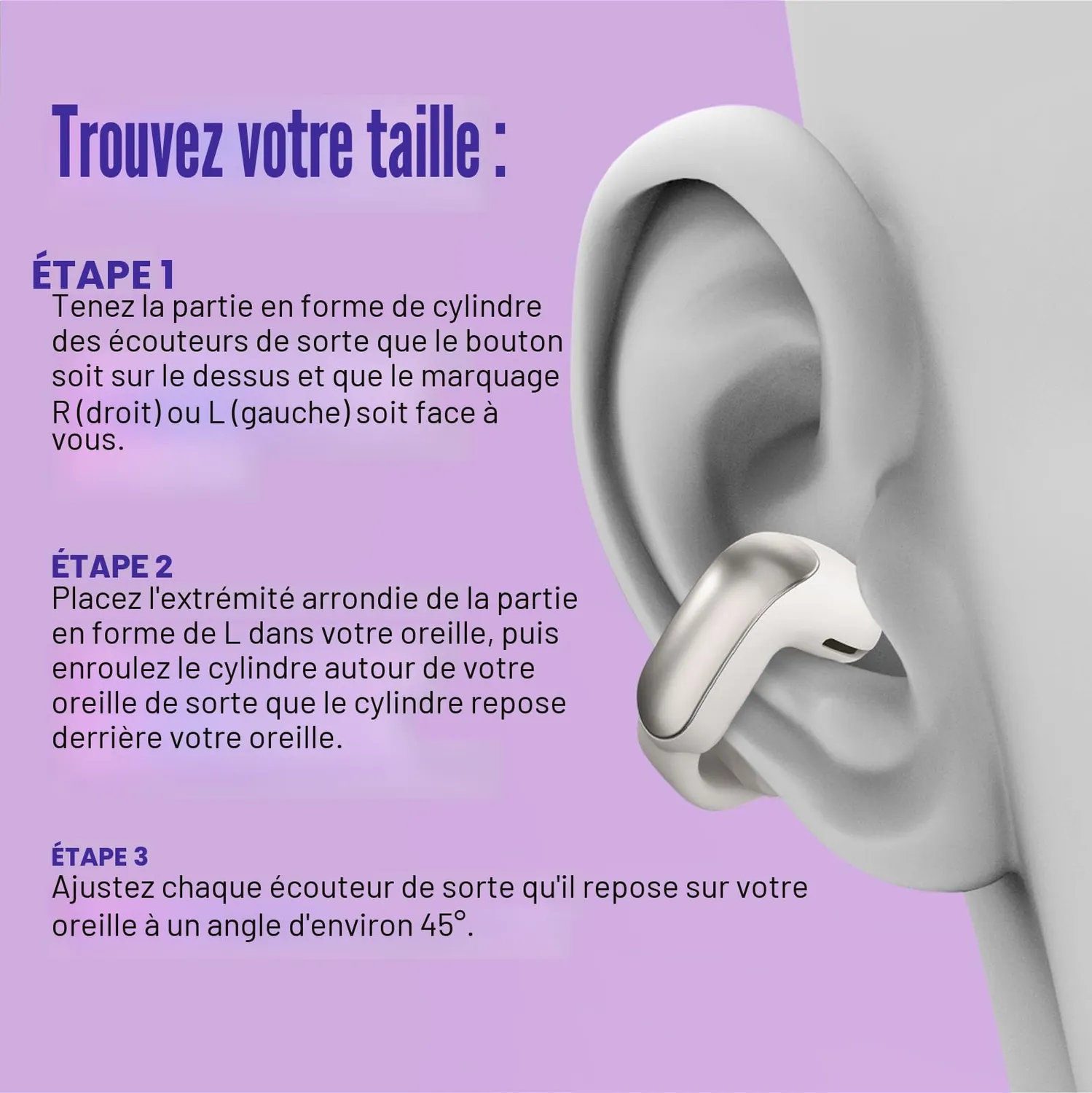 Bose Ultra Open Earbuds écouteurs ouverts Diamant 60e 48h